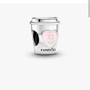 Pandora coffee cup charm